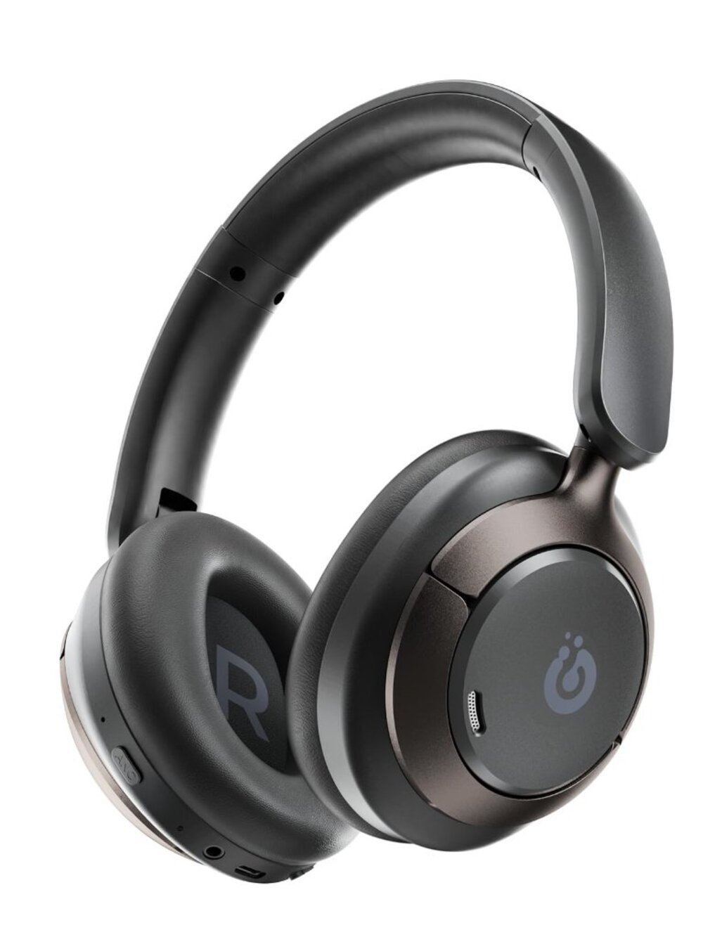 Boean Active Noise Cancelling Over Ear Headphones Bluetooth 6.0 120H Playtime